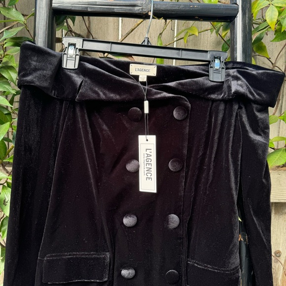 L’agence Micaela Velvet Dress - Picture 4 of 6